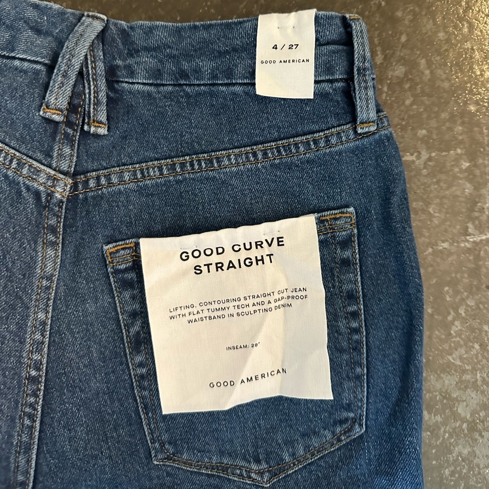 NWT GOOD AMERICAN CROSSOVER JEANS
